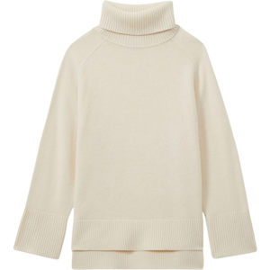 REISS ELIZA Wool Cashmere Roll Neck Jumper